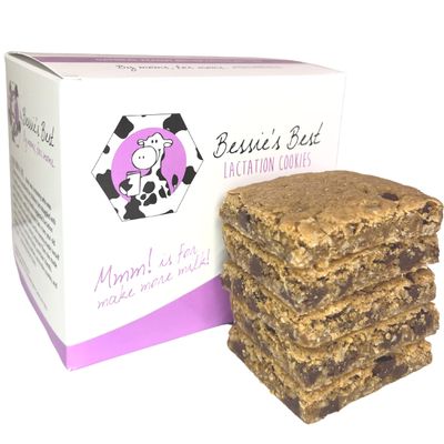 Bessies Best Lactation Cookies | Lactation Support | Oatmeal Peanut Butter Chocolate Chip | Increase Milk Supply | Breastmilk Boosting Cookies | Breastfeeding Snacks | 3 Dozen
