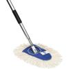Nine Forty Heavy Duty, Industrial-Strength Cotton Wedge Dust Mop Head w/ Handle - Home & Commercial Hardwood Floor Cleaning - Designed for High-Performance Janitorial & Housekeeping Tasks view 1