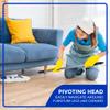 Nine Forty Heavy Duty, Industrial-Strength Cotton Wedge Dust Mop Head w/ Handle - Home & Commercial Hardwood Floor Cleaning - Designed for High-Performance Janitorial & Housekeeping Tasks view 3