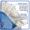 Nine Forty Heavy Duty, Industrial-Strength Cotton Wedge Dust Mop Head w/ Handle - Home & Commercial Hardwood Floor Cleaning - Designed for High-Performance Janitorial & Housekeeping Tasks view 4