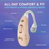 Digital Hearing Amplifier - Rechargeable Behind the Ear Personal Hearing Enhancement Sound Amplifier Pair, BTE Digital Hearing Amplifier with USB Charging Dock by MEDca view 3