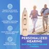 Digital Hearing Amplifier - Rechargeable Behind the Ear Personal Hearing Enhancement Sound Amplifier Pair, BTE Digital Hearing Amplifier with USB Charging Dock by MEDca view 4