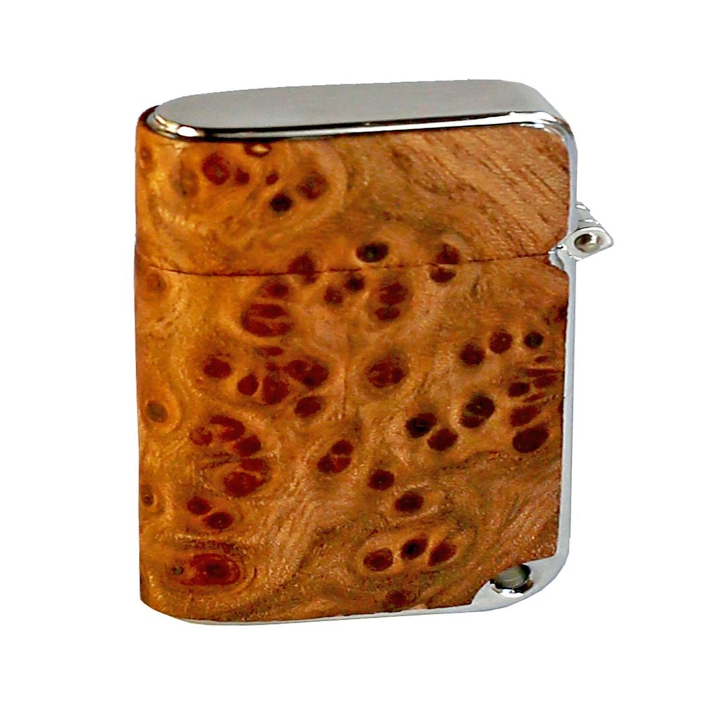 Brizard & Co Nano Series II Torch Flame Cigar Lighter (Carpathian Burl)
