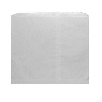 1000-12 x 15 White Merchandise Bags. Ideal for Retail and Craft Packaging. 100% Recyclable. (MRWH1215)