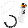 Giraffe Bottle Tower Hands Free Drinking System, Clear Tritan Bottle (length 36 in / 92 cm) view 3