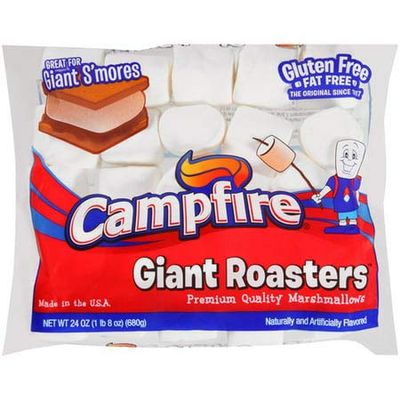 3 Pack Campfire Giant Roasters Premium Quality Marshmallows Great for Giant S'mores, 24 oz