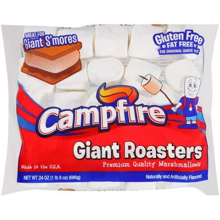 3 Pack Campfire Giant Roasters Premium Quality Marshmallows Great for Giant S'mores, 24 oz