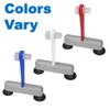 Rehabilitation Advantage Denture Scrub Brush & Suction Cup Holder,Red/Gray view 2