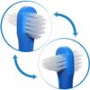 Rehabilitation Advantage Denture Scrub Brush & Suction Cup Holder,Red/Gray view 4