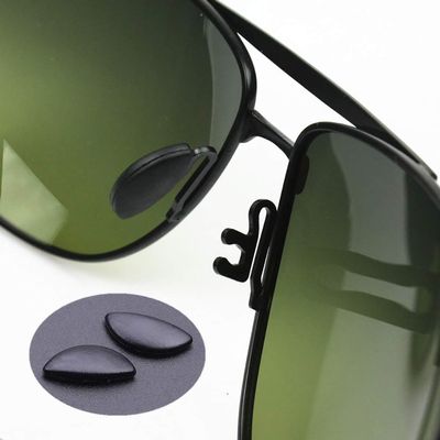 Eyeglass Nose Pads,BEHLINE 5 Pairs Nosepads Nose Piece Replacement for Sunglasses & Eyeglass Frames,Soft Silicone Anti-Slip Nose Bridge Pads/Nose Guards (Black)