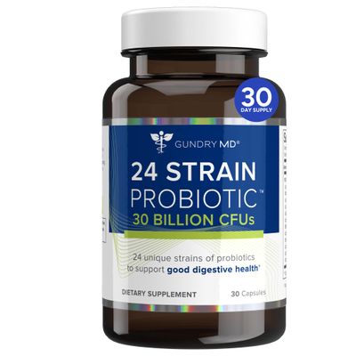 Gundry MD 24 Strain Probiotic with 30 Billion CFUs, 30 Count