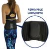 ComfyMed Premium Quality Back Brace CM-102M with Removable Lumbar Pad for Lower Back Pain Relief (LGE 38"-50" Belly) view 2