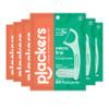 Plackers Micro Line Dental Floss Picks, Fold-Out FlipPick, Tuffloss, Easy Storage with Sure-Zip Seal, Fresh Mint Flavor, 90 Count (6 Pack) view 1