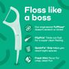 Plackers Micro Line Dental Floss Picks, Fold-Out FlipPick, Tuffloss, Easy Storage with Sure-Zip Seal, Fresh Mint Flavor, 90 Count (6 Pack) view 3