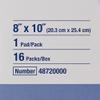 Sorbalux Abdominal Pad, Sterile, 8" x 10" view 4