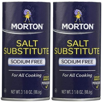 Morton Salt Substitute, 3.12 oz - PACK OF 4
