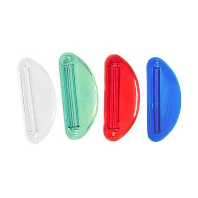 4 Ez Plastic Tube Squeezer Toothpaste Dispenser Holder Rolling Bathroom Extract