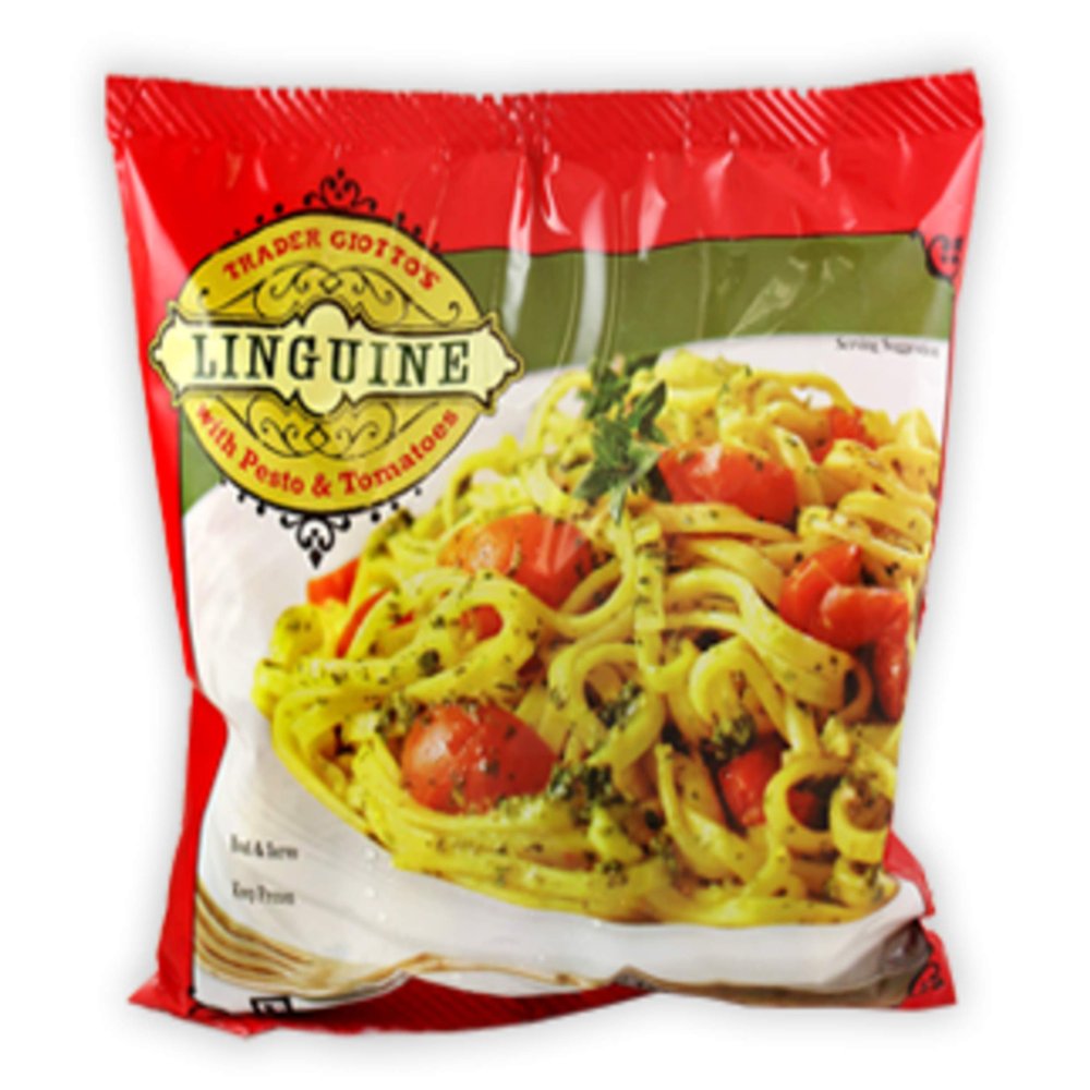 Trader Joe's Trader Giotto's Linguine With Pesto & Tomatoes Pack of 4