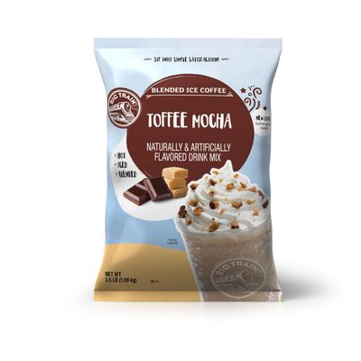 Big Train Blended Ice Coffee, Toffee Mocha, Powdered Instant Coffee Drink Mix, 3 Pound (Packaging May Vary)