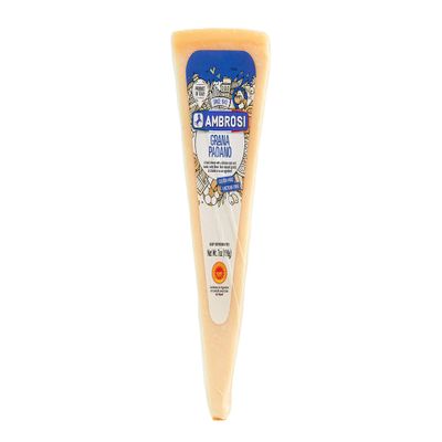 Ambrosi Grana Padano over 11m Wedge (Gluten Free, Lactose Free) -- PACK OF 6 -- LACTOSE FREE