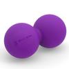 5BILLION FITNESS Peanut Massage Ball,Double Lacrosse Ball and Mobility Massage Ball for Physical Therapy - Deep Tissue Massage Tool for Myofascial Release, Muscle Relaxer, Acupoint Massage (Purple) view 1
