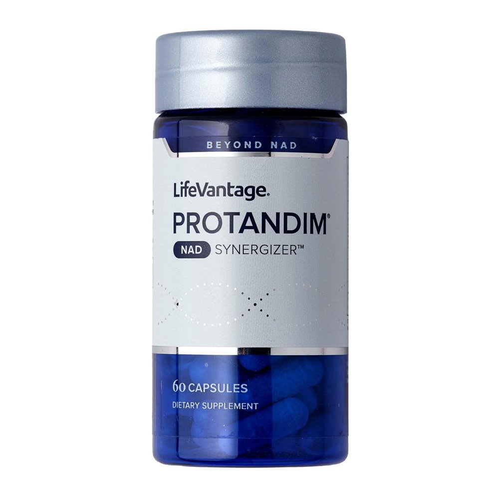 LifeVantage Protandim NAD Synergizer, NAD Supplement for Energy, Mood, Healthy Aging Support, Sirtuin Activation, Cellular Energy & Vascular Support, Remove Cellular Waste, 60 Capsules