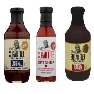 LIMITED EDITION - G Hughes Sugar Free Ketchup 13 oz Original Sugar Free BBQ Sauce 18 oz Sugar Free Hickory BBQ Suace 18 oz