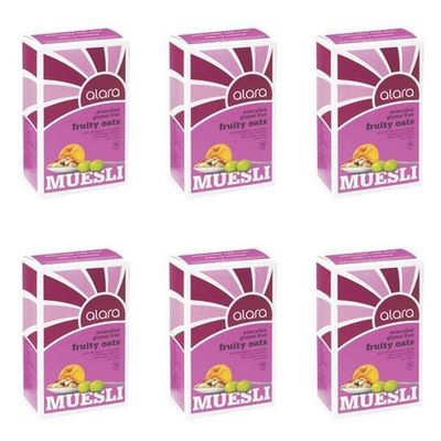 Alara Gluten Free Fruity Oats Muesli (500g) - Pack of 6