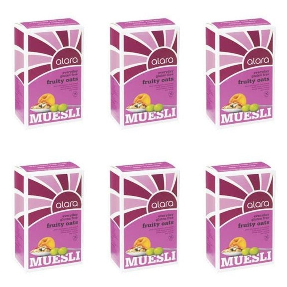 Alara Gluten Free Fruity Oats Muesli (500g) - Pack of 6