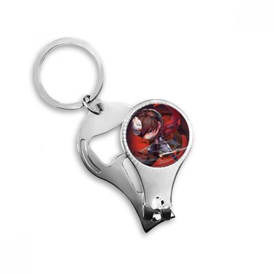 Cartoon Character Game Funny Corps Nail Clipper Ring Key Chain