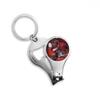 Cartoon Character Game Funny Corps Nail Clipper Ring Key Chain view 1