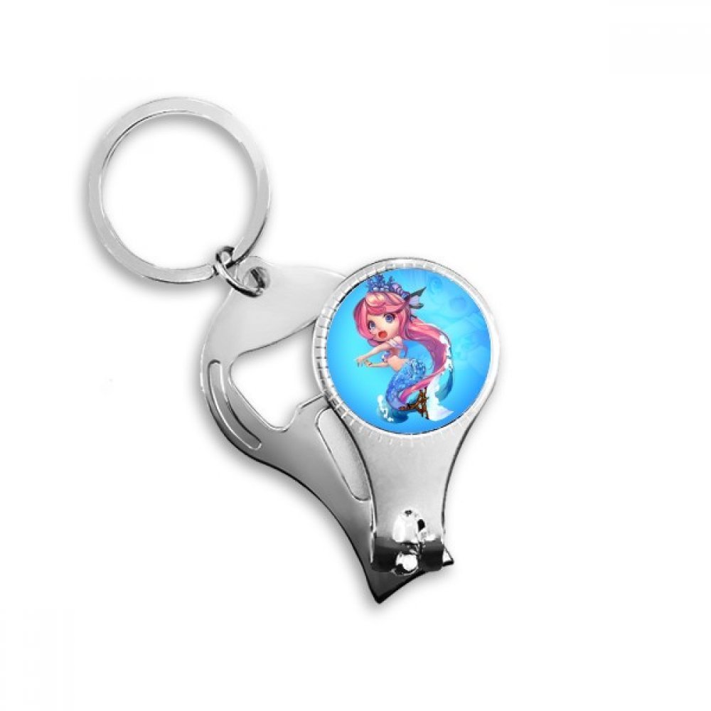 Cartoon Game Funny Corps Character Nail Clipper Ring Key Chain