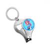 Cartoon Game Funny Corps Character Nail Clipper Ring Key Chain view 1