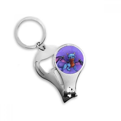 Cartoon Lovely Game Fantasy Dungeons Nail Clipper Ring Key Chain