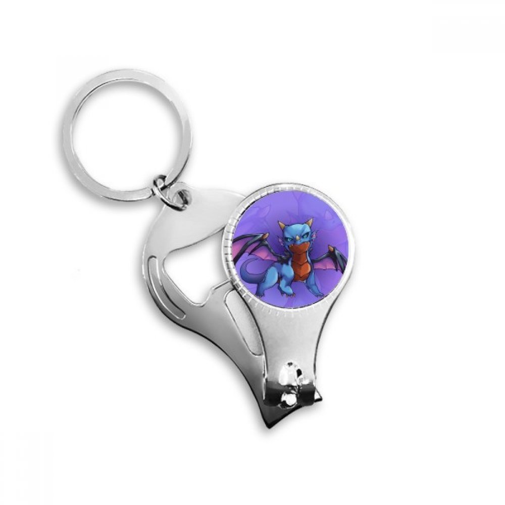 Cartoon Lovely Game Fantasy Dungeons Nail Clipper Ring Key Chain
