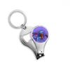 Cartoon Lovely Game Fantasy Dungeons Nail Clipper Ring Key Chain view 1
