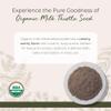 Starwest Botanicals Organic Milk Thistle Seed Powder - Ground Milk Thistle for Tea & Cooking, Mix in Juice, Add to Smoothies, Oatmeal, & Yogurt, Certified Kosher, Non-GMO - Bulk 1 lb Bag view 2