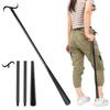 35" Long Dressing Stick with Shoe Horn with Sock Removal Tool, Adjustable Extended Dressing Aids for Shoes, Socks, Shirts and Pants view 1