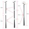 35" Long Dressing Stick with Shoe Horn with Sock Removal Tool, Adjustable Extended Dressing Aids for Shoes, Socks, Shirts and Pants view 3