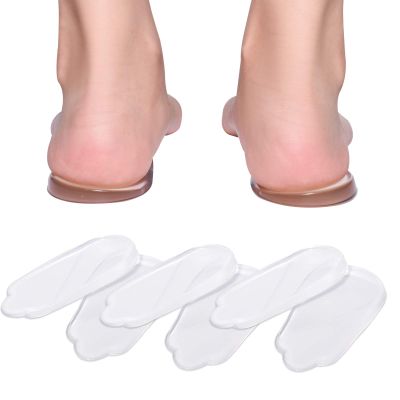 Medial & Lateral Heel Wedge Silicone Insoles, Supination & Pronation Corrective Heel Insoles, Gel Adhesive Shoe Inserts for Foot Alignment, Knock Knee Pain, Bow Legs, O/X Type Leg-3 Pairs