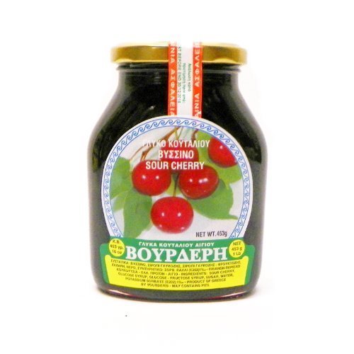 Vourderis Sour Cherry Preserves by Pastene