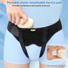 TENB Hernia Belt for Men Hernia Support Truss for Single/Double Inguinal or Sports Hernia, Adjustable Waist Strap with 2 Removable Compression Pads Breathable Material (Medium) view 3