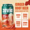 Zevia Zero Sugar Soda, Ginger Root Beer, 12 oz Cans (24-Pack) Naturally Sweetened, Zero Calorie Sugar Free Soda - Non-GMO Project Verified, Gluten-Free, Vegan view 2