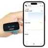 LOOKEE O2-Tracker Ring Continuous Pulse Oximeter - Wearable Oxygen Monitor with Vibration Reminder for Low O2 - Rechargeable Blood Oxygen Saturation SpO2 Meter - Free APP with Reports view 2