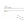 2 Pairs TR Material Eyeglasses Replacement Accessories Ear Anti-Slip Holder Temple Tips Ear Pads Tube Eyewear Retainers Comfort Replacement Tips for Thin Metal Eyeglass Legs(White) view 1