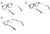 2 Pairs Soft Silicone Eyeglasses Replacement Accessories Ear Anti-Slip Holder Long Temple Tips Ear Pads Tube Eyewear Retainers Tips(Black) view 2