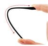 2 Pairs Soft Silicone Eyeglasses Replacement Accessories Ear Anti-Slip Holder Long Temple Tips Ear Pads Tube Eyewear Retainers Tips(Black) view 3