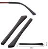 2 Pairs Soft Silicone Eyeglasses Replacement Accessories Ear Anti-Slip Holder Long Temple Tips Ear Pads Tube Eyewear Retainers Tips(Black) view 4