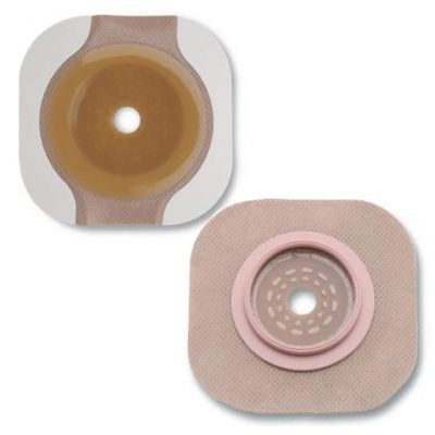 Colostomy Barrier New Image Flextend 2-1/4" Flange Red Code Hydrocolloid Cut-to-fit, Up to 1-3/4" (#14603, Sold Per Box)