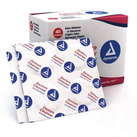 DYNAREX Denture Cleanser (#4877, Sold Per Box)